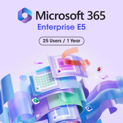 Microsoft Office 365 E5 -1 year- 25 users