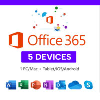 Microsoft Office 365 – 5 Devices (1-Year)