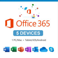 Microsoft Office 365 Account – 5 Devices (1-Year)
