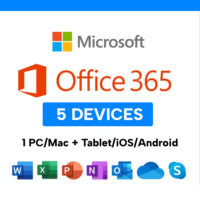 Microsoft Office 365 (Basic)– 5 Devices (1-Year)