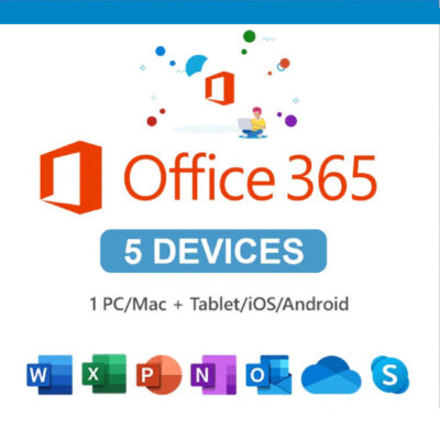 Microsoft Office 365 (Basic)– 5 Devices (1-Year)