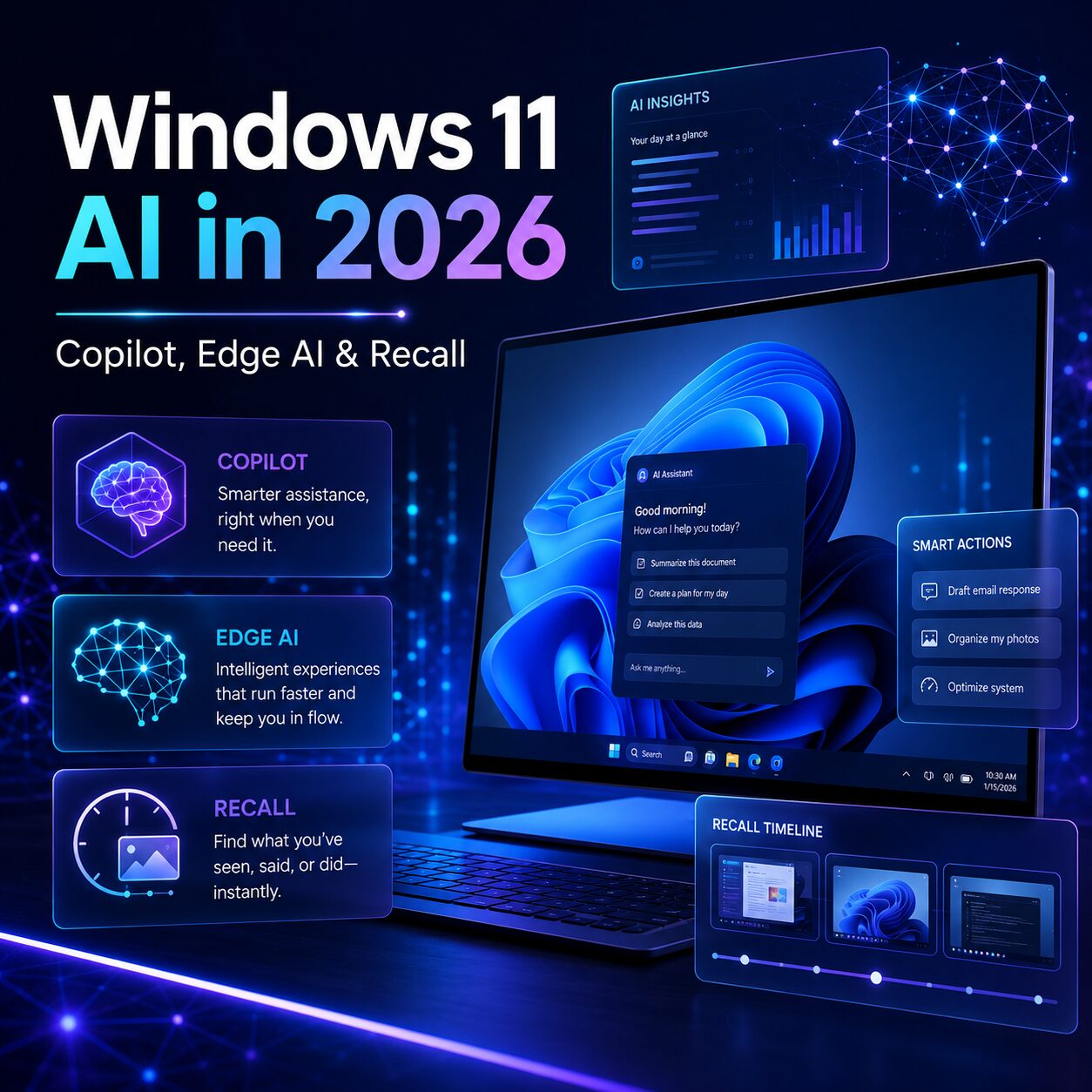 windows 11 copilot changes, microsoft removing copilot buttons, edge copilot open tabs, copilot+ pc features, windows 11 ai pc, is windows 11 becoming an ai operating system, copilot+ pc requirements, windows recall, copilot in edge tabs, copilot+ pc vs windows 11